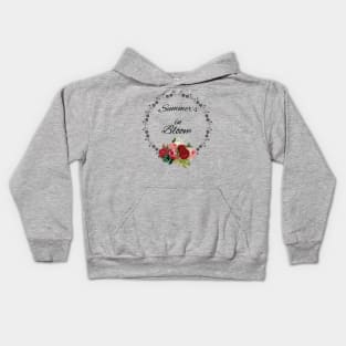 Summer's in Bloom Kids Hoodie